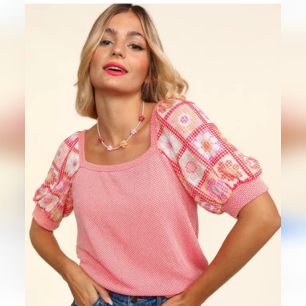 Haptics Vibrant Beauty Knit Top